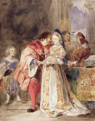 Portia and Bassanio, c.1826